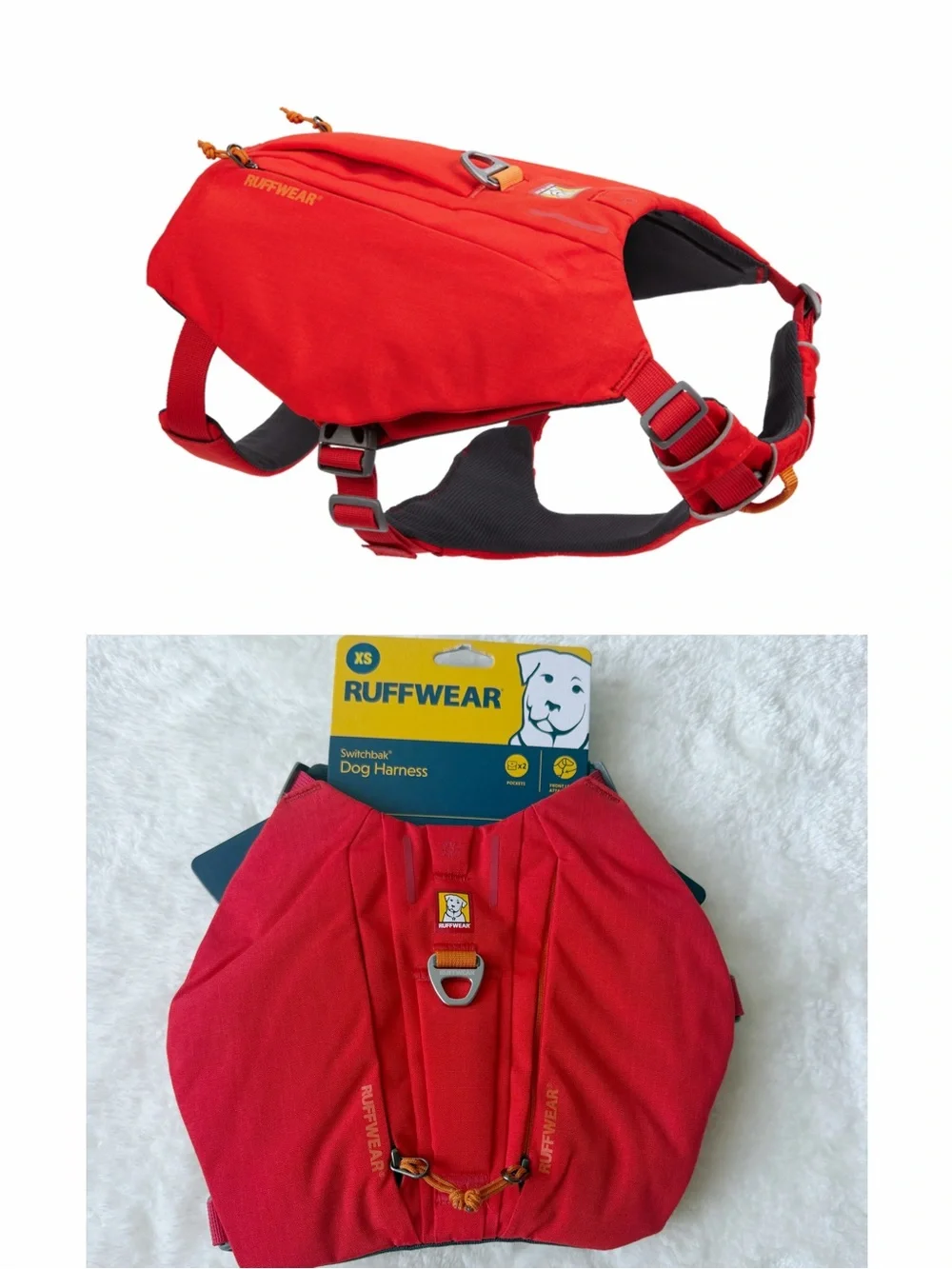 Ruffwear Switchbak Dog Harness Harness With Pockets size XS NWT